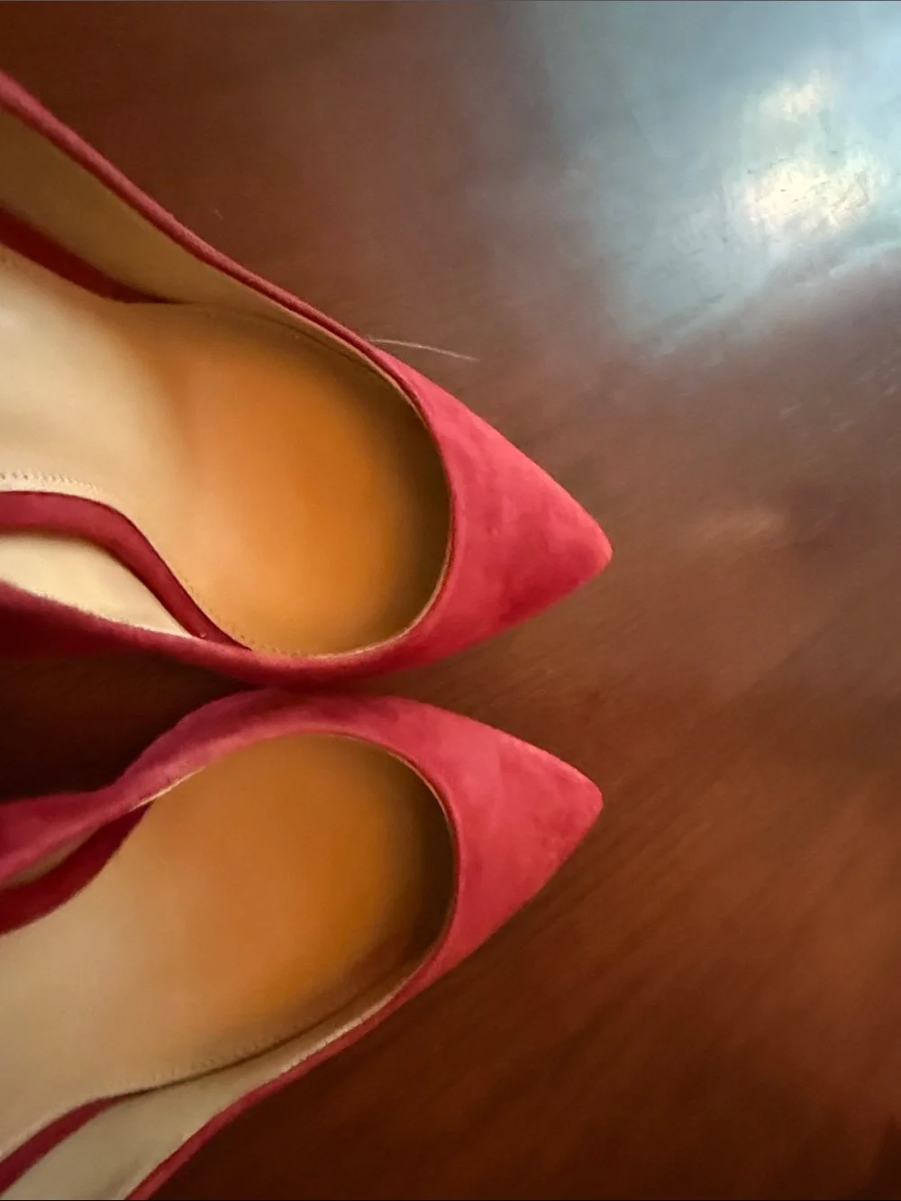 Michael Kors - Classic Red Suede Pointed-Toe Stiletto Pumps
